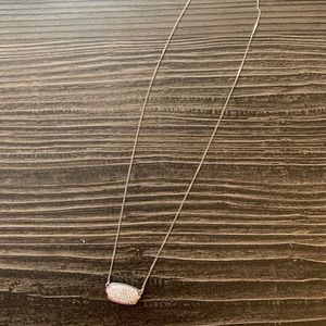 Kendra Scott diamond Elisa pendent white gold